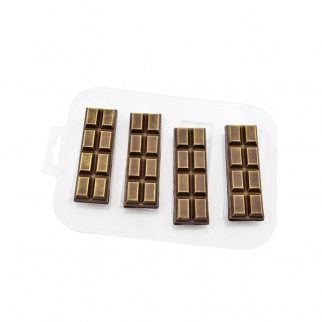 Молд пластиковый для шоколада - "Батончик 2х4" (Упаковка 1 шт.) фото 8433
