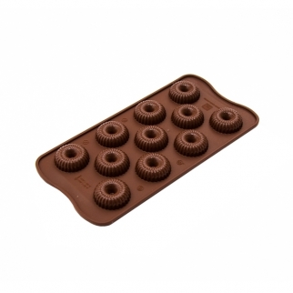 Силиконовая форма для конфет - "Шоколадная Корона" (SCG49.) (Упаковка 1 шт.) фото 8885