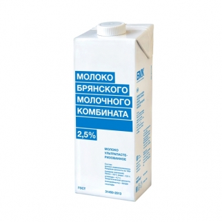 Молоко ультрапастеризованное БМК - "2,5%, ТВА edge (гофра)" (Упаковка 975 мл.) фото 8970