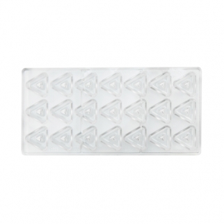 Поликарбонатная форма для конфет ПРАЛИНЕ - "Треугольник" (PC49.) (Упаковка 1 шт.) фото 3725