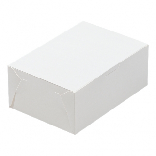 Упаковка для пирожных ForGenika - "Белая, 20х14х8 см." (Упаковка 1 шт.) фото 13489
