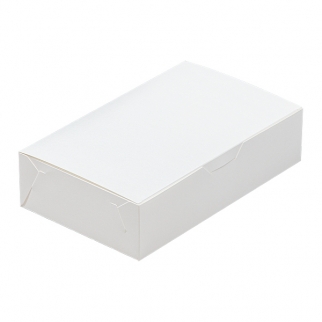 Упаковка для пирожных ForGenika - "Белая, 24х15х6 см." (Упаковка 1 шт.) фото 13490