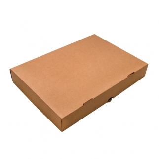 Упаковка для пиццы и пирогов - "Бурая, МГК, 33х23х5 см." (ПМ-33х23-Б-DJ) (Упаковка 1 шт.) фото 6306