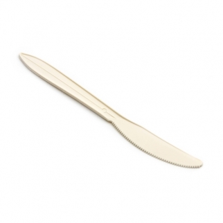 BIO Нож - "Средний белый, кукурузный крахмал", 160 мм. (ECO Knife w 160) (Упаковка 100 шт.) фото 11262