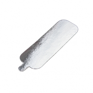 Подложка - "Серебро, с ручкой" 40х120 мм. (3094-М) (Упаковка 50 шт.) фото 4783