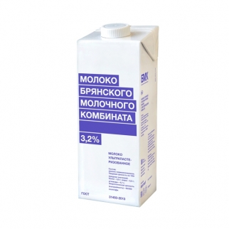Молоко ультрапастеризованное БМК - "3,2%, ТВА edge (гофра)" (Упаковка 1000 мл.) фото 8198