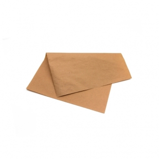 Оберточная бумага - "Крафт, 26х35 см., 50 г./м2" (Упаковка 100 шт.) фото 3574