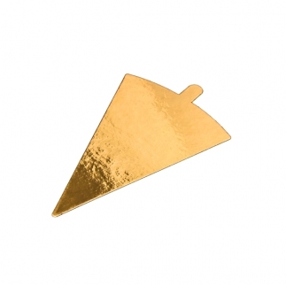 Подложка - "Золото, треугольник с ручкой" 90х120 мм. (3023-М) (Упаковка 50 шт.) фото 4782