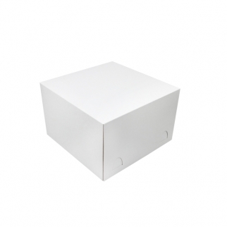 Упаковка для торта PASTICCIERE - "Белая, Хром Эрзац, 30x30x19 см." (XW190(100)) (Упаковка 1 шт.) фото 10307