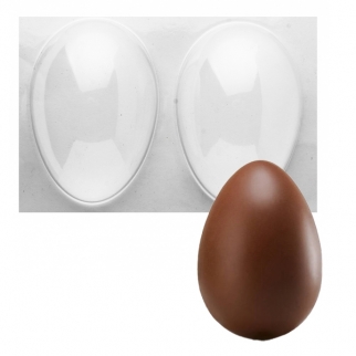 Молд пластиковый для шоколада - "Яйцо, 6,7х10 см." (Упаковка 1 шт.) фото 11547
