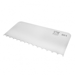 Скребок металлический фигурный VTK PRO - "№801, 22х10 см." (Упаковка 1 шт.) фото 11570