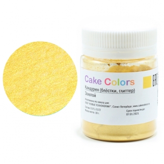 Кандурин Cake Colors - "Золотой" (Упаковка 10 г.) фото 4500