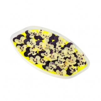 Цветы обезвоженные съедобные - "Виола, Желтый бриллиант, плоские" (Упаковка ~20-25 шт.) фото 11160