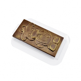 Молд пластиковый для шоколада - "Бычок" (Упаковка 1 шт.) фото 8461