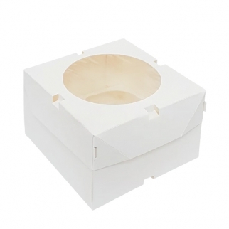 Упаковка для капкейков с окном ForGenika MUF - "Белая, 4 ячейки" (ForGenikaMUF4PRO) (Упаковка 1 шт.) фото 12827