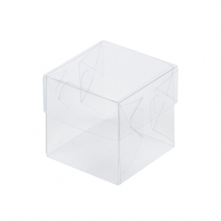 Упаковка для макарон - "Прозрачная, 8х8х8 см." (Упаковка 1 шт.) фото 9905