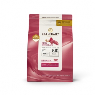 Шоколад CALLEBAUT - "Ruby Рубиновый, Диски 47,3%" (CHR-R35RB1-E4-U70) (Упаковка 2,5 кг.) фото 8152