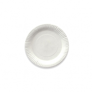 Картонная тарелка - "Белая, мелованная" ø 170 мл. (35430.02) (Упаковка 100 шт.) фото 6468