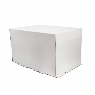 Упаковка для торта - "Белая, 60x40x35 см." (8-0-350-DJ) (Упаковка 1 шт.) фото 3103