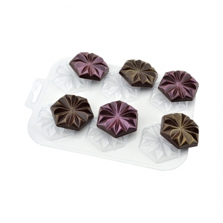 Молд пластиковый для шоколада - "Печеньки" (Упаковка 1 шт.) фото 8473