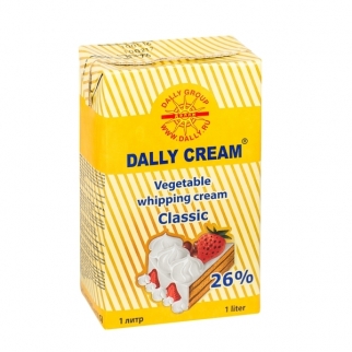 Кондитерские растительные сливки GABATTI - "Dally Cream, 26 %" (Упаковка 1 л.) фото 12447