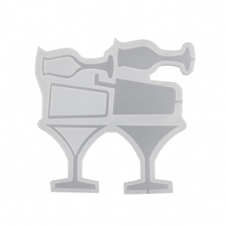Форма силиконовая для леденцов погремушек - "Коктейльный Микс, 6,5 см." (Упаковка 1 шт.) фото 11412