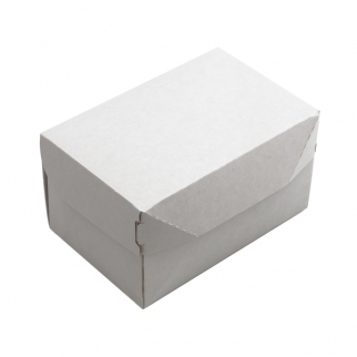 Упаковка для пирожных ECO - "Белая, 1200 мл." (ECOCAKE1200 WHITE-GDC) (Упаковка 1 шт.) фото 4050