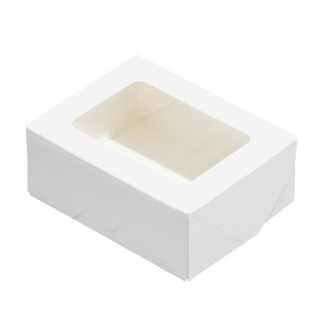 Контейнер на вынос с окном ForGenika - "Белый", 300 мл. (ForG TABOX PRO 300 W ST) (Упаковка 1 шт.) фото 13408