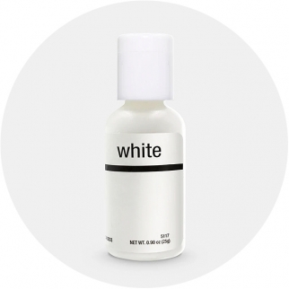 Краситель гелевый CHEFMASTER - "Bright White, (ярко-белый)" (Упаковка 21 г.) фото 10688