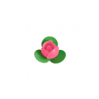 Вафельный цветок - "Розочка, розовая" (Упаковка 200 шт.) фото 12848