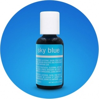 Краситель гелевый CHEFMASTER - "Sky Blue, (небесно-голубой)" (Упаковка 21 г.) фото 10701