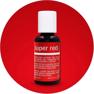 Краситель гелевый CHEFMASTER - "Super Red LR3, (супер красный)" (Упаковка 21 г.) фото 10703