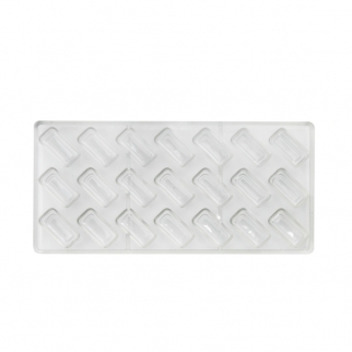 Поликарбонатная форма для конфет ПРАЛИНЕ - "Прямоугольник" (PC106.) (Упаковка 1 шт.) фото 3722