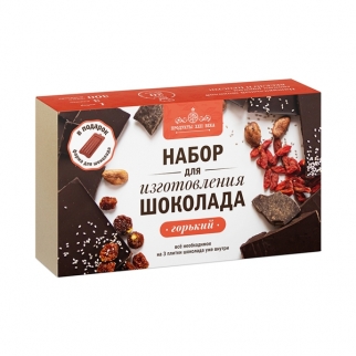 Набор для изготовления домашнего шоколада -"Горький, 300 г." (Упаковка 1 шт.) фото 10725