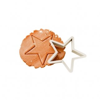 Вырубка для печенья - "Звезда широкие лучи", 10 см. (Упаковка 1 шт.) фото 13151