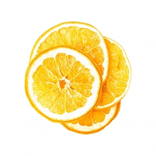 Фрукт сублимированный - "Апельсин, кольца" (Упаковка 1 кг.) фото 13279