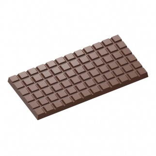 Поликарбонатная форма для конфет CHOCOLATE WORLD - "Плитка шоколада" (1983CW*) (Упаковка 1 шт.) фото 11066