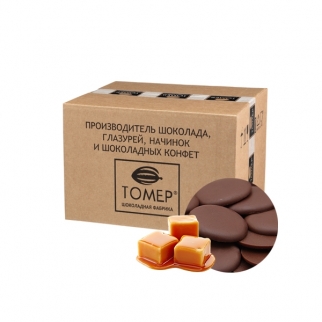 Шоколад ТОМЕР - "Карамель, Диски 30%" (Упаковка 11 кг.) фото 11051