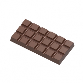Поликарбонатная форма для конфет CHOCOLATE WORLD - "Плитка шоколада" (1986CW*) (Упаковка 1 шт.) фото 11857