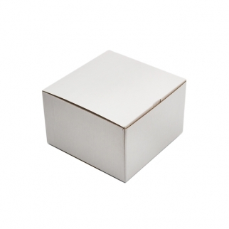 Упаковка для пирожных - "Белая, МКГ, 16х16х10 cм." (Упаковка 1 шт.) фото 3052