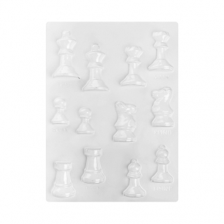 Форма для отливки шоколадных фигурок MARTELLATO - "Шахматные фигурки" (90-13452*) (Упаковка 1 шт.) фото 7721