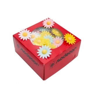 Вафельные цветы MODECOR Маргаритки - "Микс 4 см" (13042RA*) (Упаковка 200 шт.) фото 5735