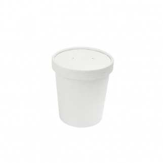 Упаковка для супов, каши и мороженого ECO - "Белая, 445 мл." (ECOSOUP16W-GDC) (S) (Упаковка 1 шт.) фото 4583