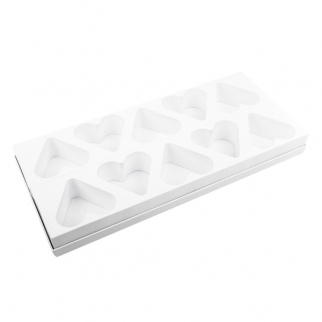 Пластиковая форма для пирожных MARTELLATO - "Сердце" (MonopA007*) (Упаковка 1 шт.) фото 8788