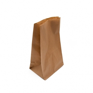 Бумажный пакет С - "Крафт, Без ручек, 22x12х29 см., 50 г/м²." (Упаковка 10 шт.) фото 2870