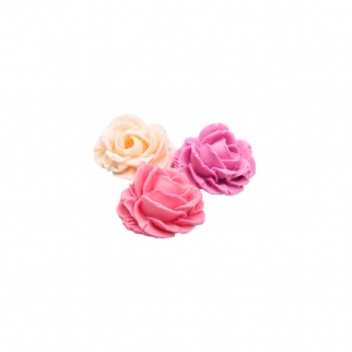 Сахарный цветок - "Розы пастель" 35 мм. (Упаковка 1 шт.) фото 7458