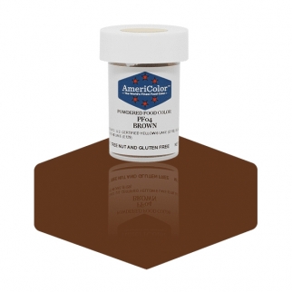 Краситель сухой жирорастворимый AmeriColor - "Brown" (0394-SK) (Упаковка 3 г.) фото 5696
