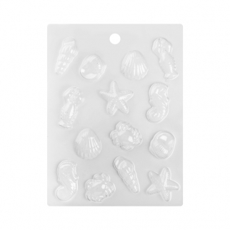 Форма для отливки шоколадных фигурок MARTELLATO - "Морские формы" (90-12816*) (Упаковка 1 шт.) фото 4122